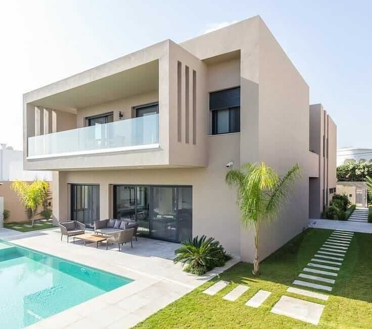 طراحی نمای مدرن برای ویلا